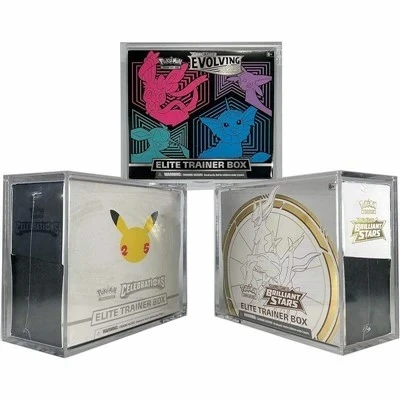 Pokemon Cards Celebrations Box Acryl Vitrine